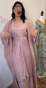 Lade das Bild in den Galerie-Viewer, Abaya de 3 Piezas – Zahra

