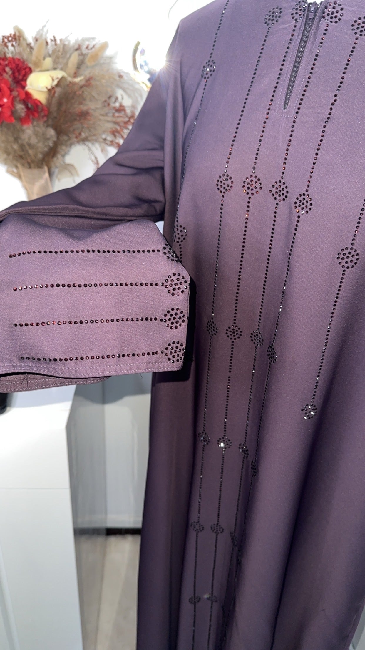 Abaya strass