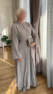 Abaya de Dos Piezas Estilo Japonés – Lino Fresco