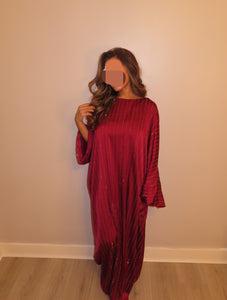 Abaya con Strass – Elegancia Brillante para el Eid