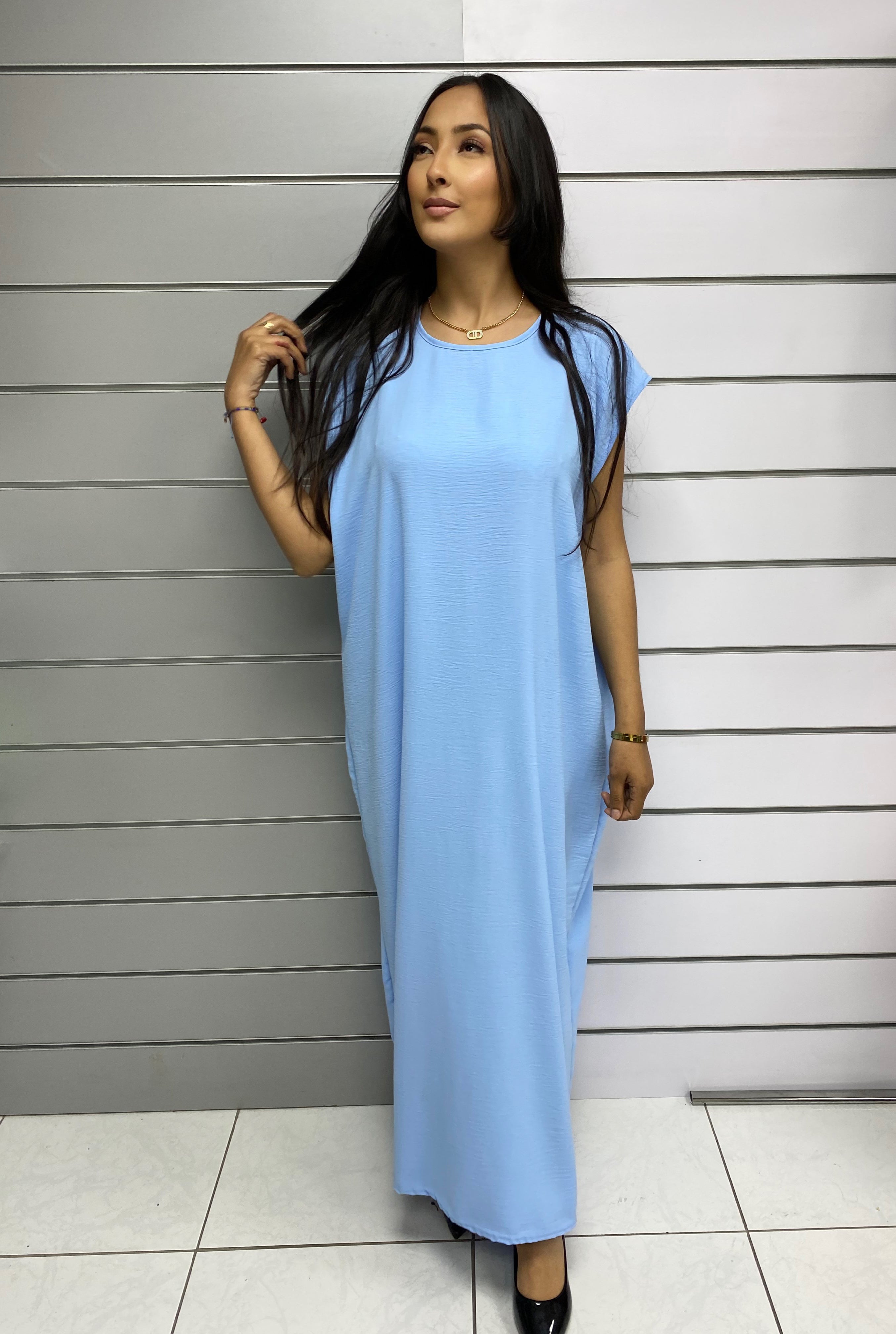 Robe jazz bleu claire