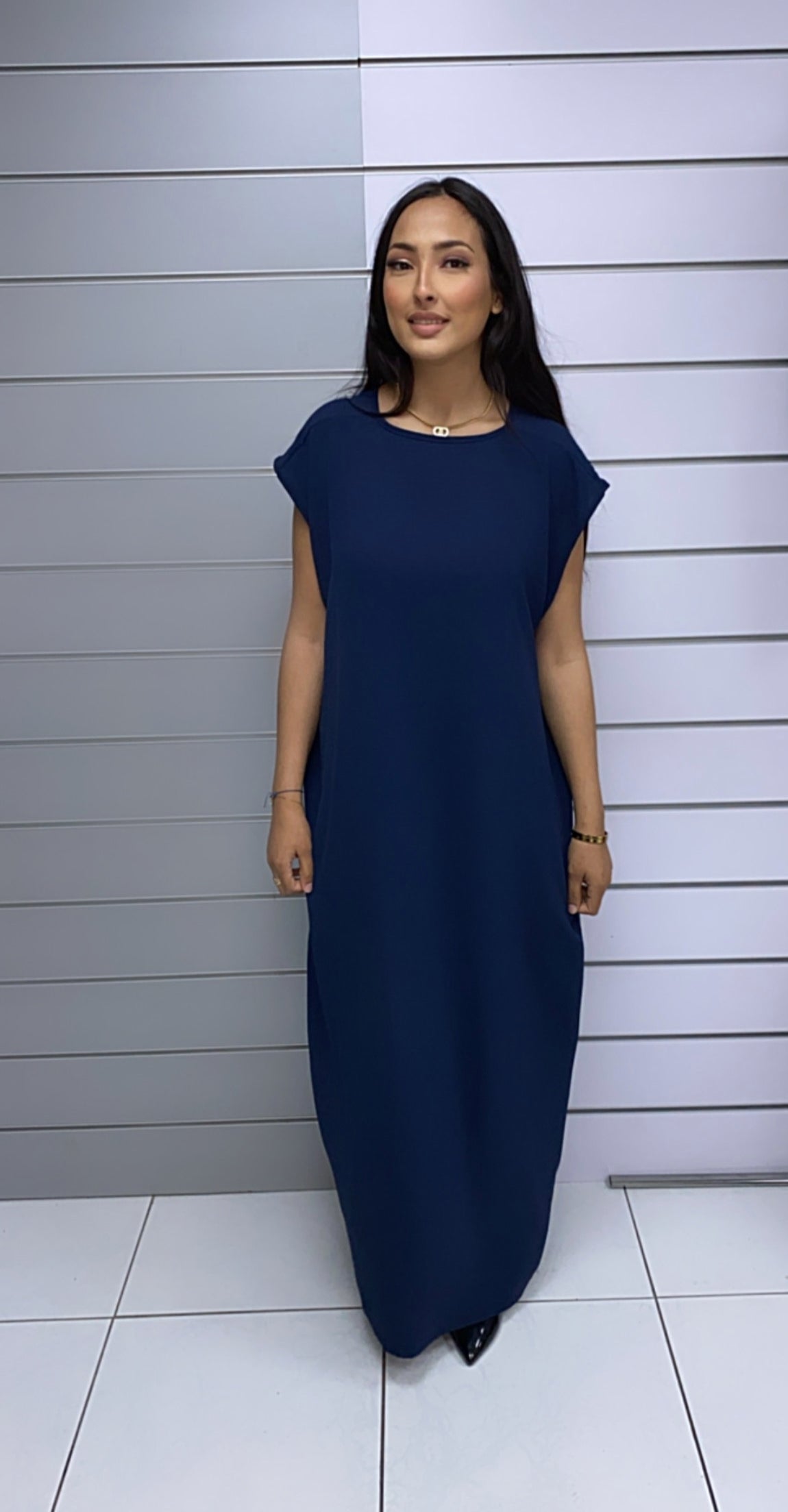 Robe jazz bleu marine