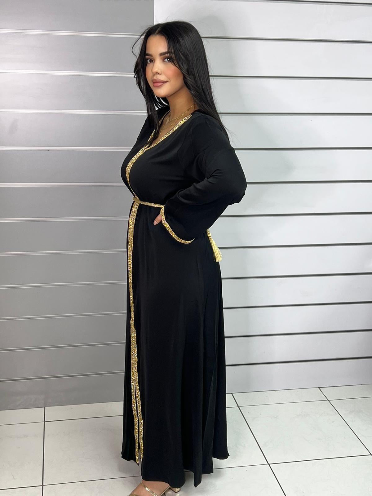 Caftan Salya Negro